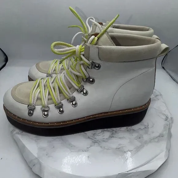 FREE PEOPLE Durango Lace Up Platform Hiking Boots-EUR 41/ US 10 - Picture 2 of 10